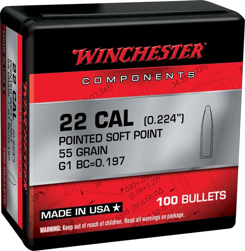 Ammunition Winchester Repeating Arms Ready Series 223Rem BULLETS .223 REM PSP 55GR 100 COUNT • Model: Ready Series